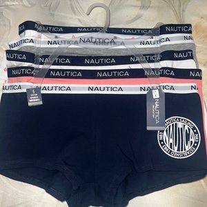 5 pack Nautica Spandex Boyshorts